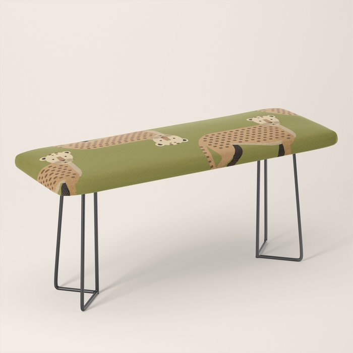 Whimsy Leopard Bench Gallery Image 1