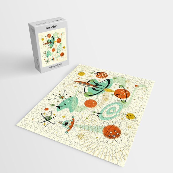 Atomic Space Cats studioxtine Jigsaw Puzzle Gallery Image 2