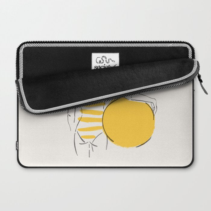 Summer ready - line drawing Laptop Sleeve Gallery Image 2