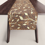 Classic Woodland Vines in Brown  Table Runner Gallery Image 1