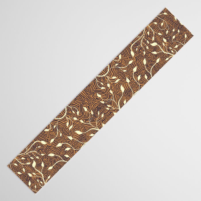 Classic Woodland Vines in Brown  Table Runner Gallery Image 3