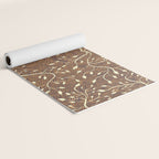 Classic Woodland Vines in Brown  Yoga Mat Gallery Image 2