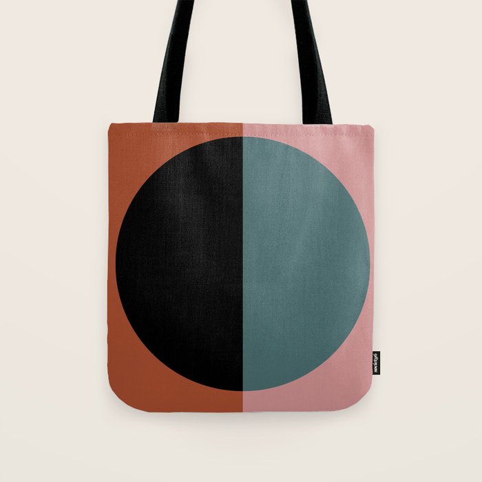 Color Block Abstract V Tote Bag Gallery Image 1
