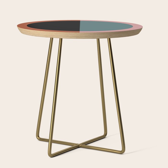 Color Block Abstract V Side Table Gallery Image 1