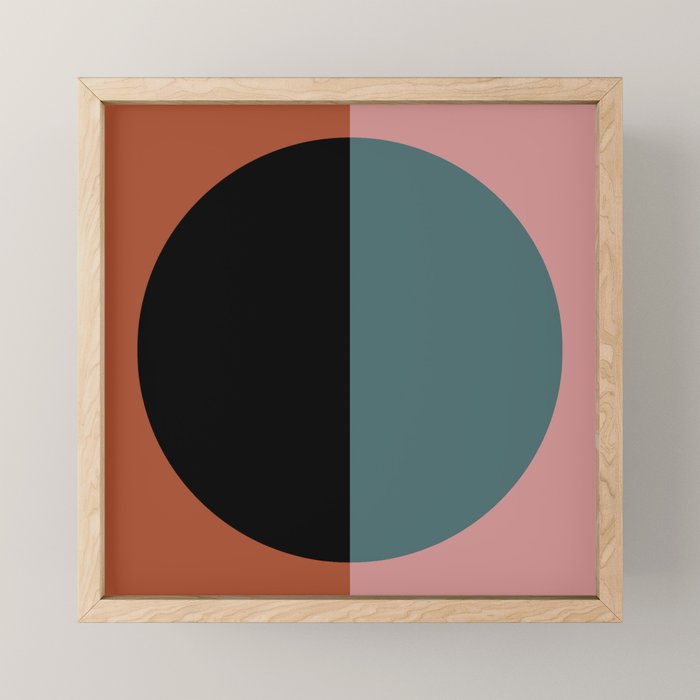 Color Block Abstract V Mini Art Print Gallery Image 1