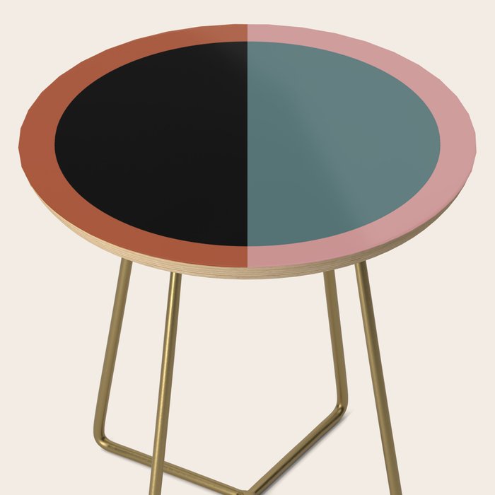 Color Block Abstract V Side Table Gallery Image 2