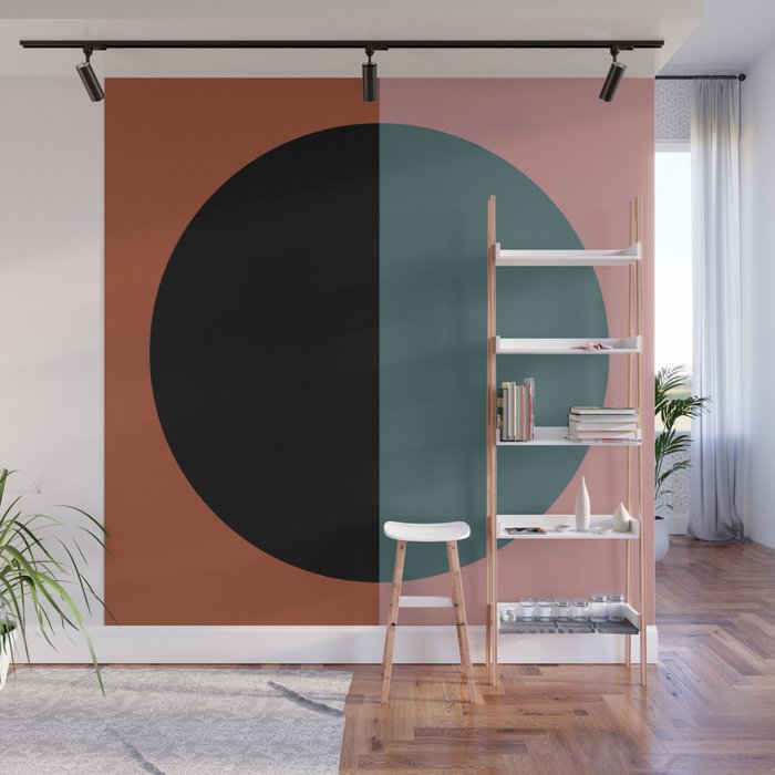 Color Block Abstract V Wall Mural Gallery Image 1