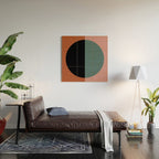 Color Block Abstract V Wood Wall Art Gallery Image 2