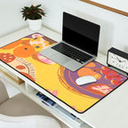 Yellow table Desk Mat Gallery Image 2