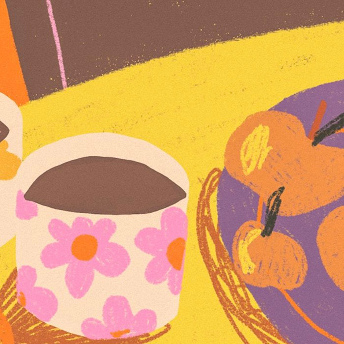 Yellow table Coffee Mug Gallery Image 2
