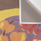 Yellow table Wall Tapestry Gallery Image 3