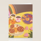 Yellow table Stationery Card Gallery Image 2
