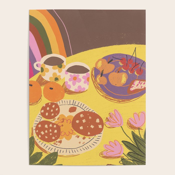 Yellow table Poster Gallery Image 4