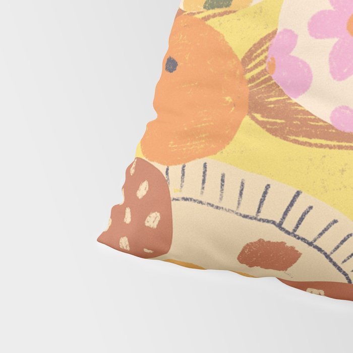 Yellow table Pillow Sham Gallery Image 4
