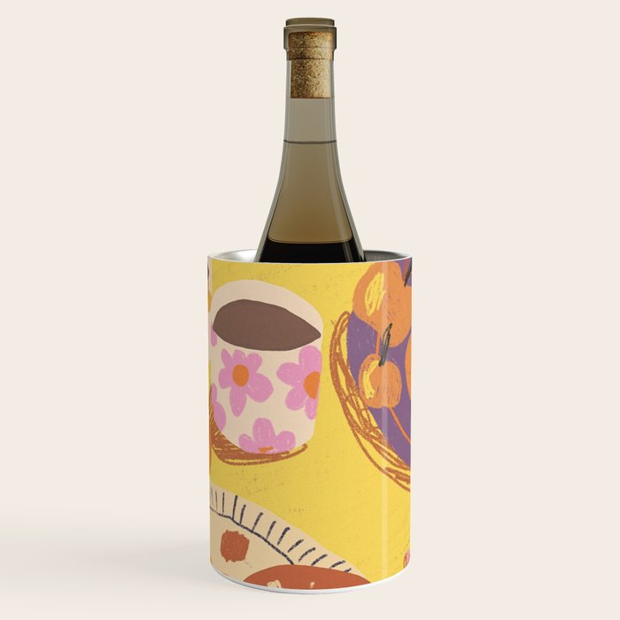 Yellow table Wine Chiller Gallery Image 1
