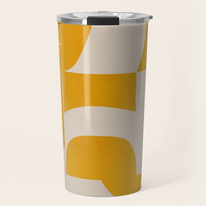 Minimal Geometric Shapes 228 Travel Mug Gallery Image 1