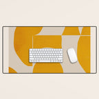 Minimal Geometric Shapes 228 Desk Mat Gallery Image 1