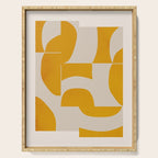 Minimal Geometric Shapes 228 Serving Tray Gallery Image 1
