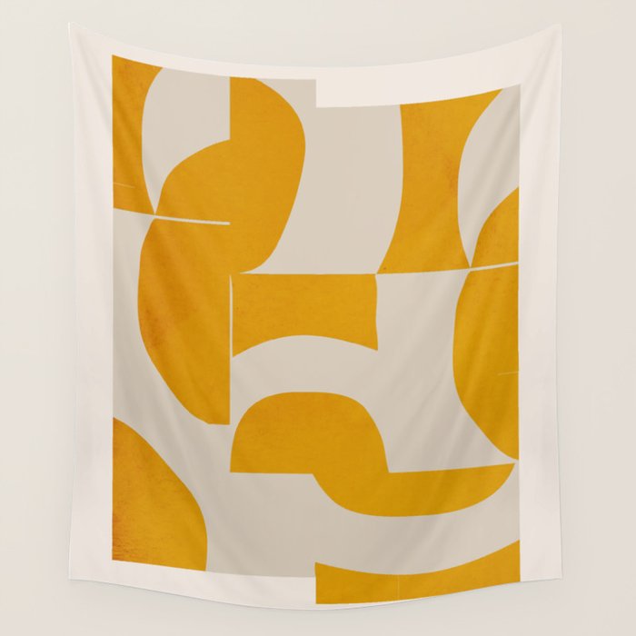 Minimal Geometric Shapes 228 Wall Tapestry Gallery Image 4
