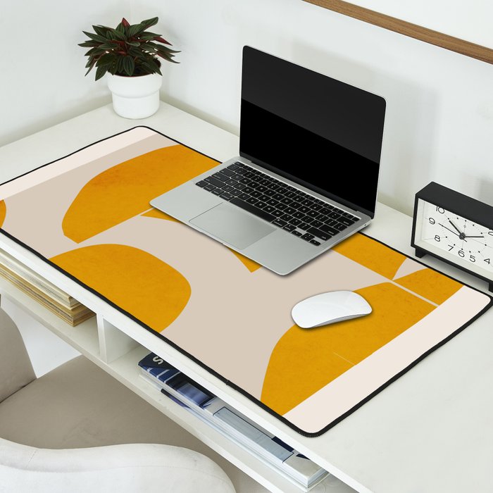 Minimal Geometric Shapes 228 Desk Mat Gallery Image 2
