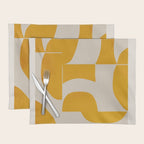 Minimal Geometric Shapes 228 Placemat Gallery Image 1
