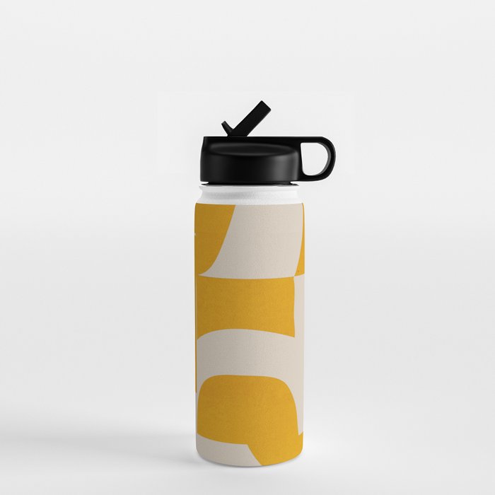 Minimal Geometric Shapes 228 Water Bottle Gallery Image 1