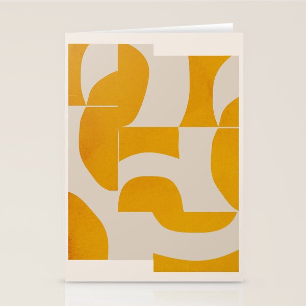 Minimal Geometric Shapes 228 Stationery Card Gallery Image 1