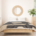 Modern Abstract Shapes 100 Duvet Cover Gallery Image 3