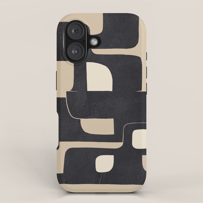 Modern Abstract Shapes 100 iPhone Case Gallery Image 1