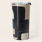 Modern Abstract Shapes 100 Travel Mug Gallery Image 2
