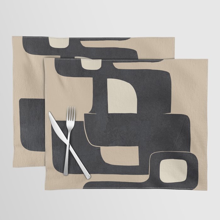 Modern Abstract Shapes 100 Placemat Gallery Image 1