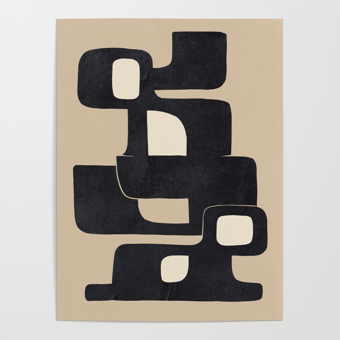 Modern Abstract Shapes 100 Poster Gallery Image 4