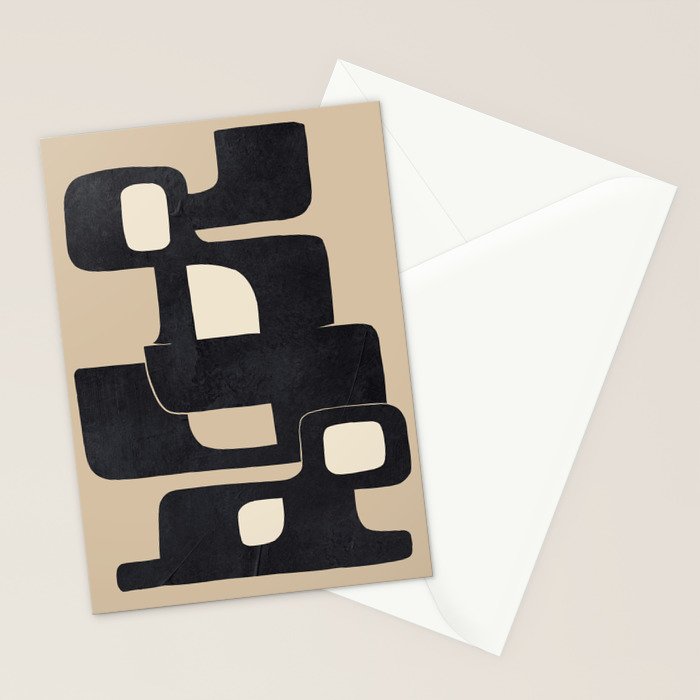 Modern Abstract Shapes 100 Stationery Card Gallery Image 2