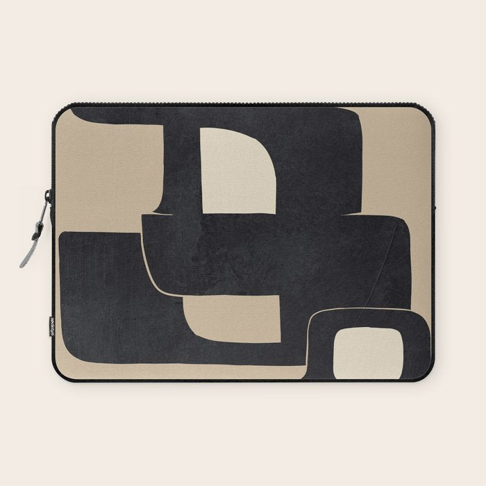 Modern Abstract Shapes 100 Laptop Sleeve Gallery Image 1