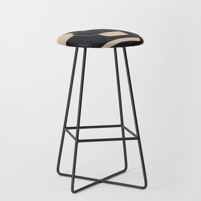 Modern Abstract Shapes 100 Stool Gallery Image 1