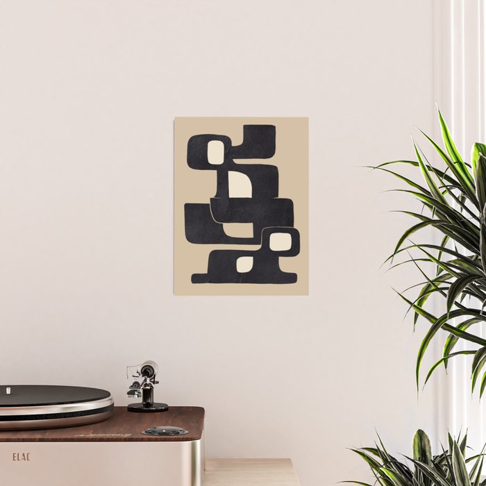 Modern Abstract Shapes 100 Poster Gallery Image 2
