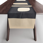 Modern Abstract Shapes 100 Table Runner Gallery Image 1