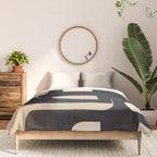 Modern Abstract Shapes 100 Comforter Gallery Image 3