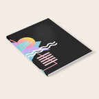 80s Retrowave Design - Memphis Pattern 135 Notebook Gallery Image 2