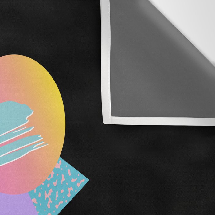 80s Retrowave Design - Memphis Pattern 135 Wall Tapestry Gallery Image 3