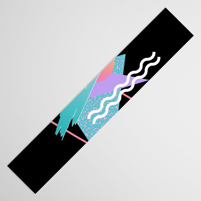 80s Retrowave Design - Memphis Pattern 135 Table Runner Gallery Image 3