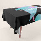80s Retrowave Design - Memphis Pattern 135 Tablecloth Gallery Image 1