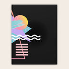80s Retrowave Design - Memphis Pattern 135 Notebook Gallery Image 4