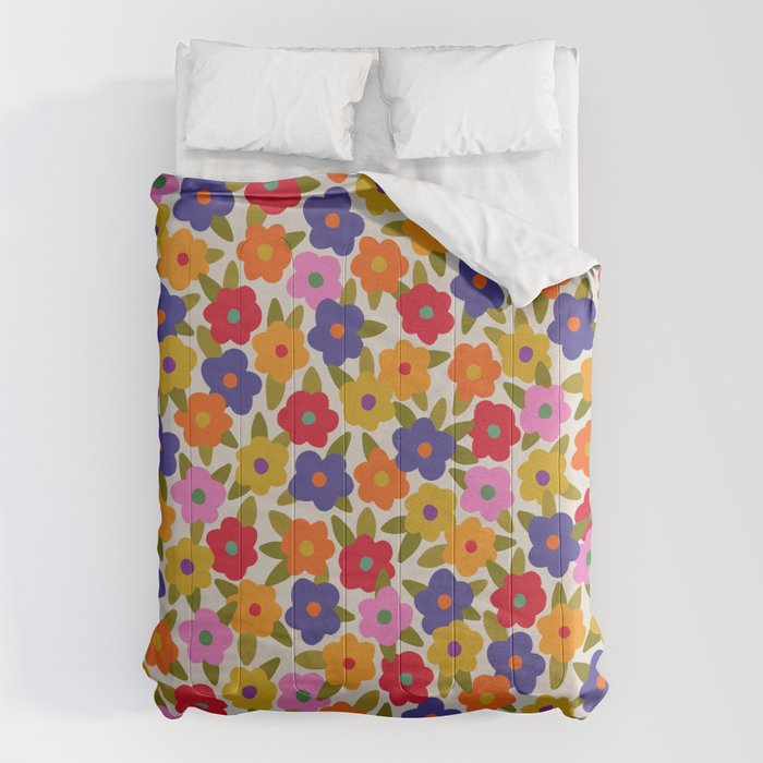 Tiny Flower Pattern #1 Comforter Gallery Image 6
