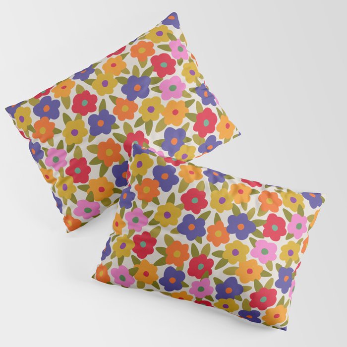 Tiny Flower Pattern #1 Pillow Sham Gallery Image 1