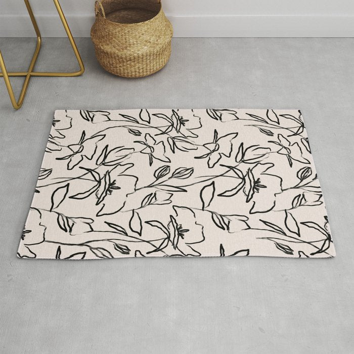 Meadow Bloom - Beige Rug Gallery Image 1