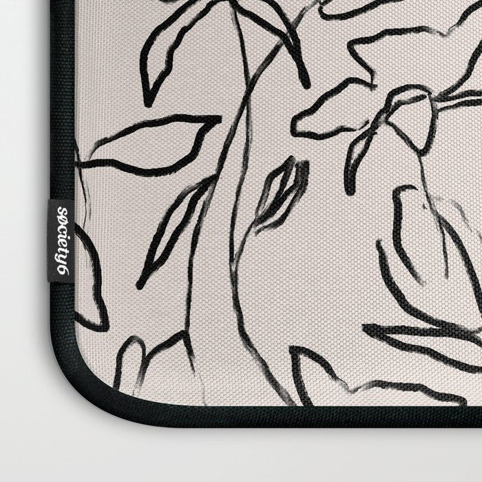 Meadow Bloom - Beige Laptop Sleeve Gallery Image 3
