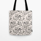 Meadow Bloom - Beige Tote Bag Gallery Image 1