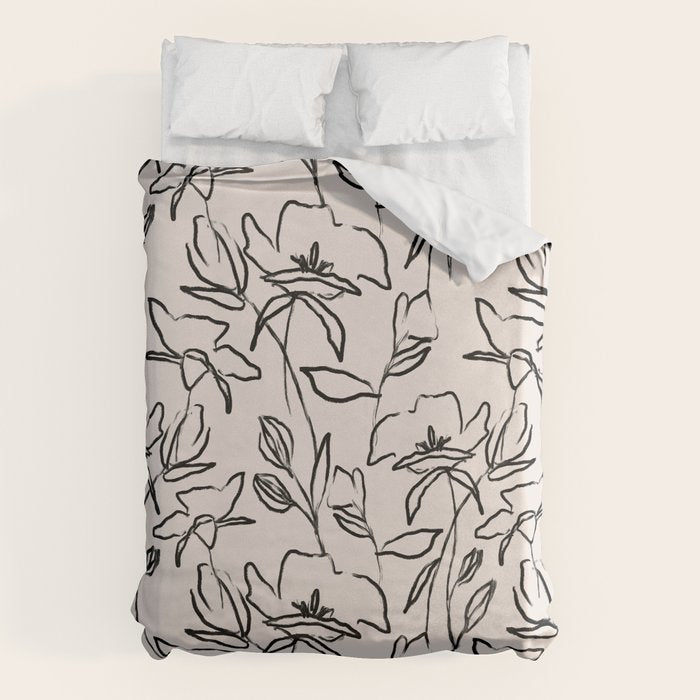 Meadow Bloom - Beige Duvet Cover Gallery Image 6