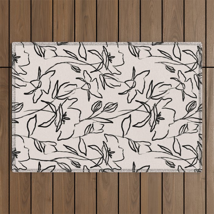 Meadow Bloom - Beige Outdoor Rug Gallery Image 1
